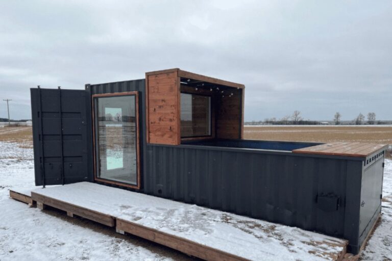 sauna plunge container
